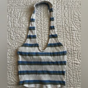 Striped Halter Top